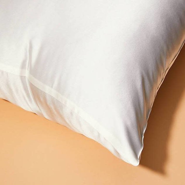 Ivory White King Silk Pillow Case