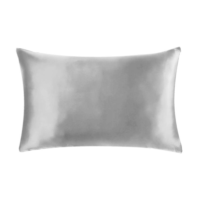 Cloudy Grey Standard Silk Pillow Case