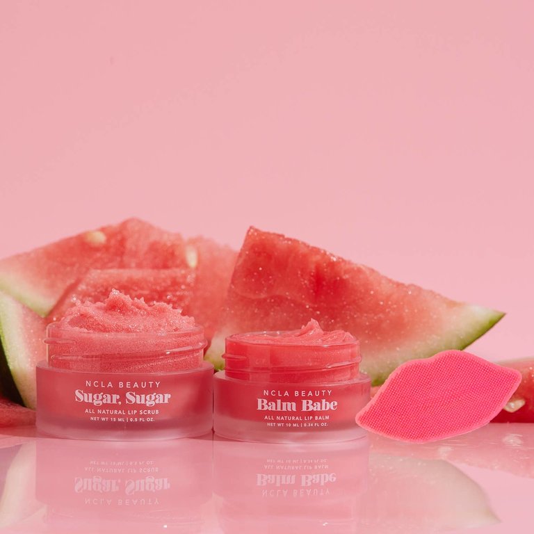 Watermelon Lip Care Set + Lip Scrubber