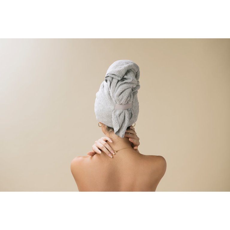 VOLO Hero Hair Towel in Luna Grey