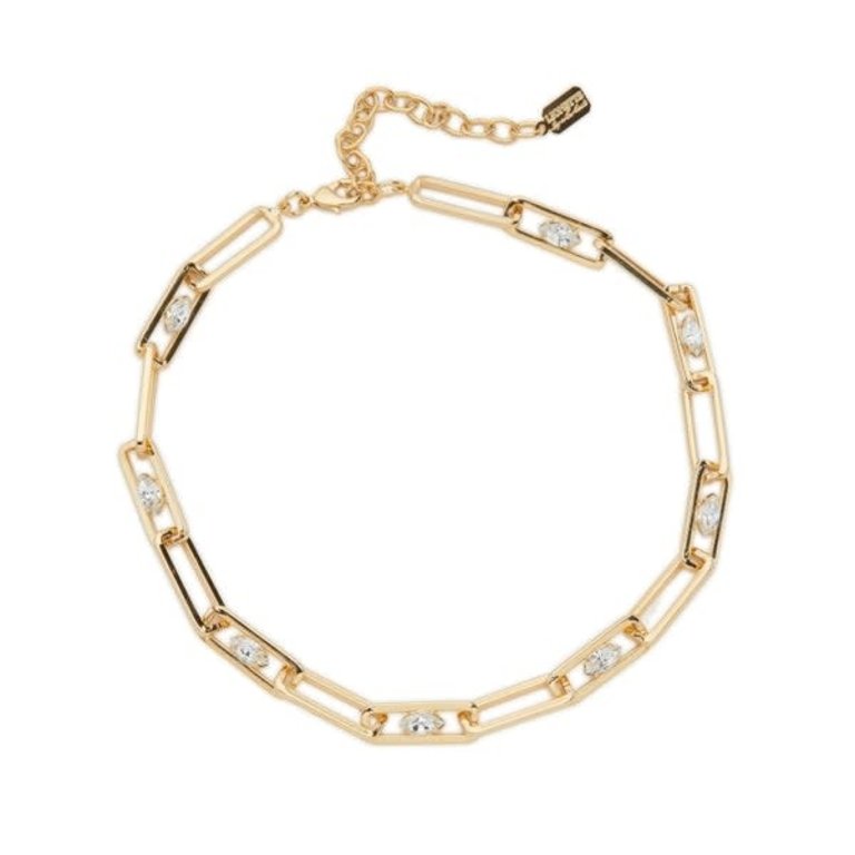 Lionette Cala Link Necklace in Gold