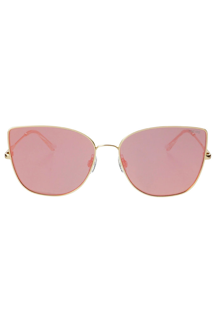 Freyrs Emma Sunglasses in Pink Mirror