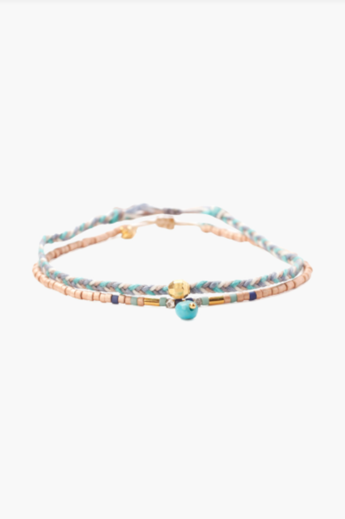 Chan Luu Embroidery Adjustable Bracelet