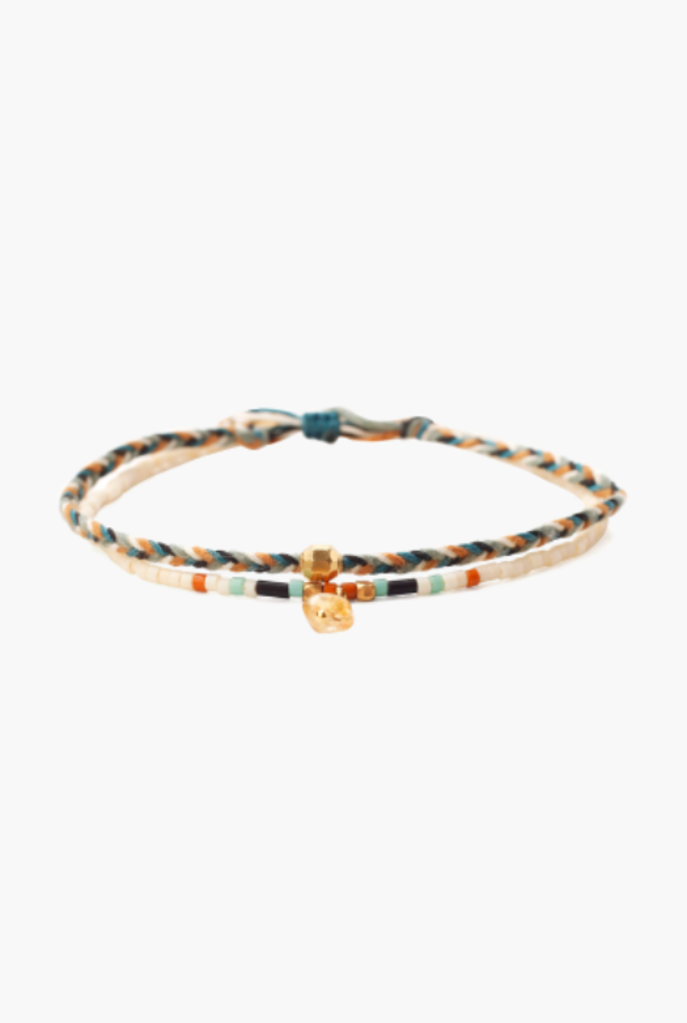 Chan Luu Embroidery Adjustable Bracelet