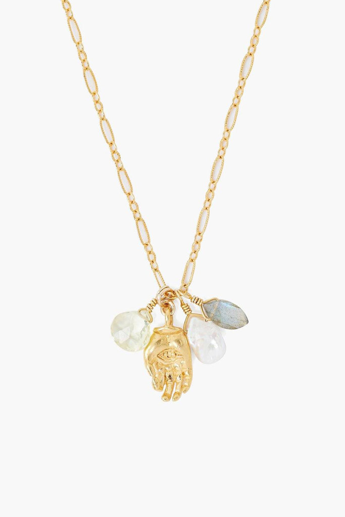 Chan Luu Lemon Topaz Mano Necklace