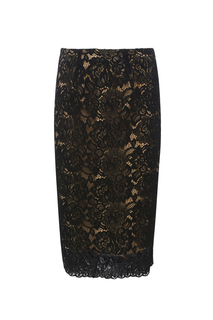 L'Agence Royal Pencil Skirt in Black