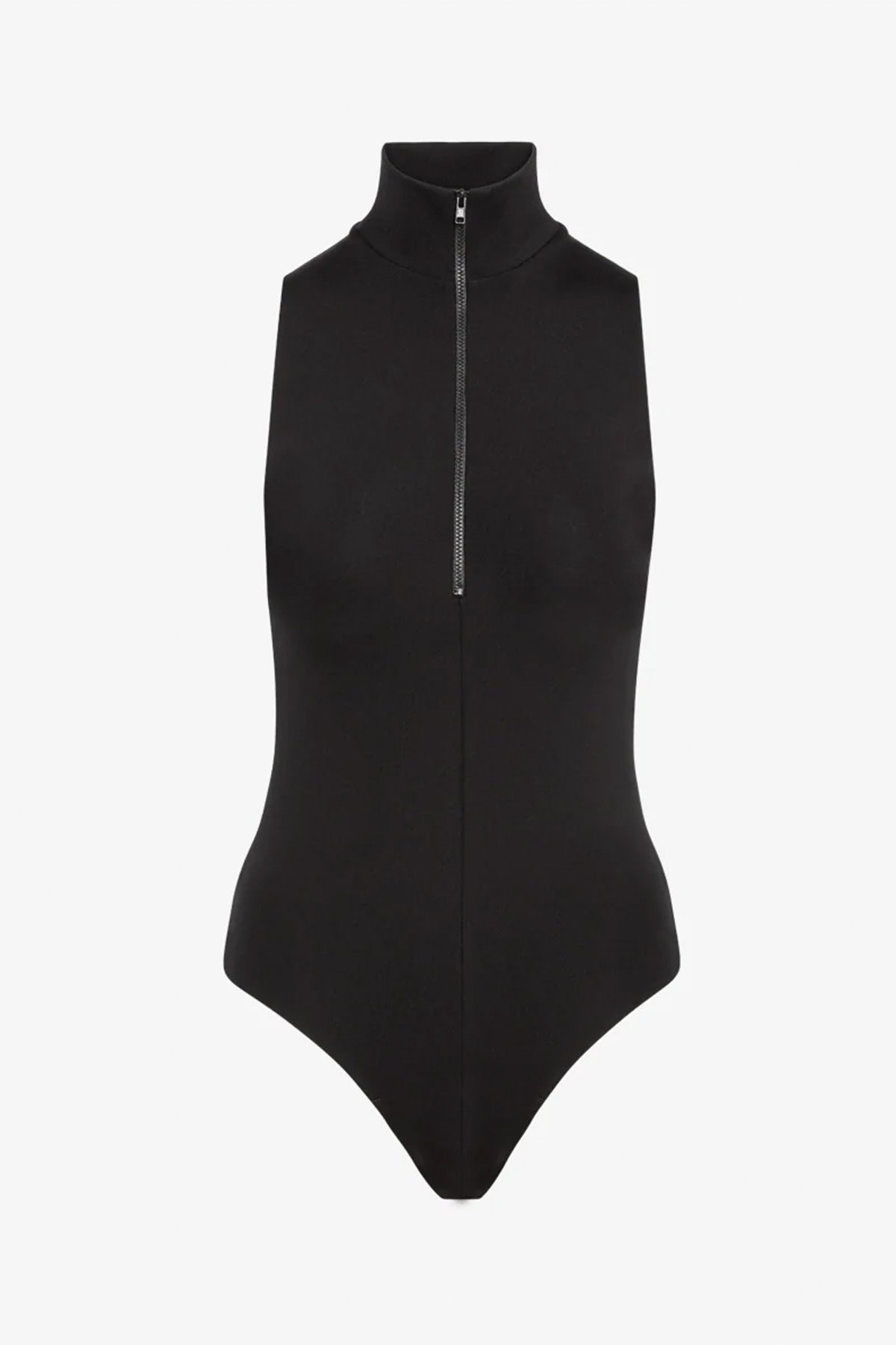 Commando Luxury Henley Bodysuit - Black on Garmentory