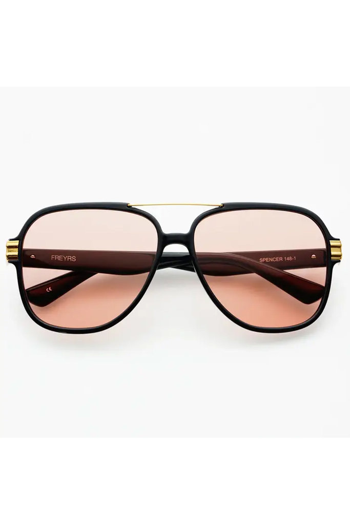 Freyrs Spencer Sunglasses in  Black Pink