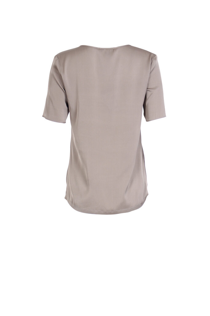 T Shirt Blouse in Khaki