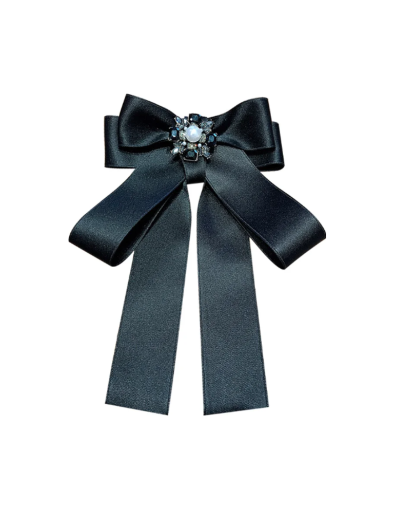 Cerulean Beatrice Bow Brooch