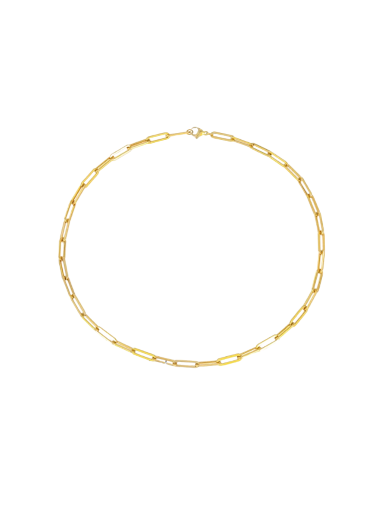 Cerulean Davis Large Link Necklace in Gold