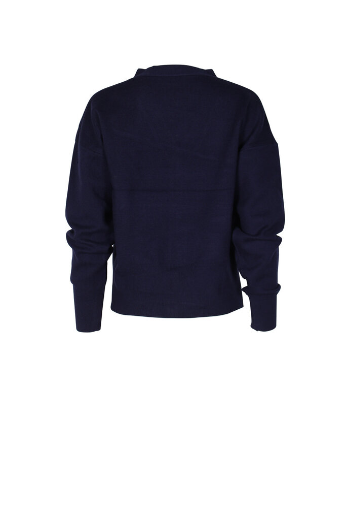 Age of Influence Jenna Cardigan in Navy