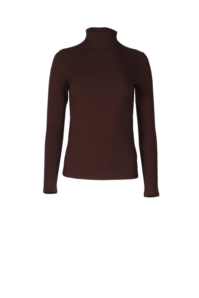 Age of Influence Lanis Ribbed Coco Turtleneck