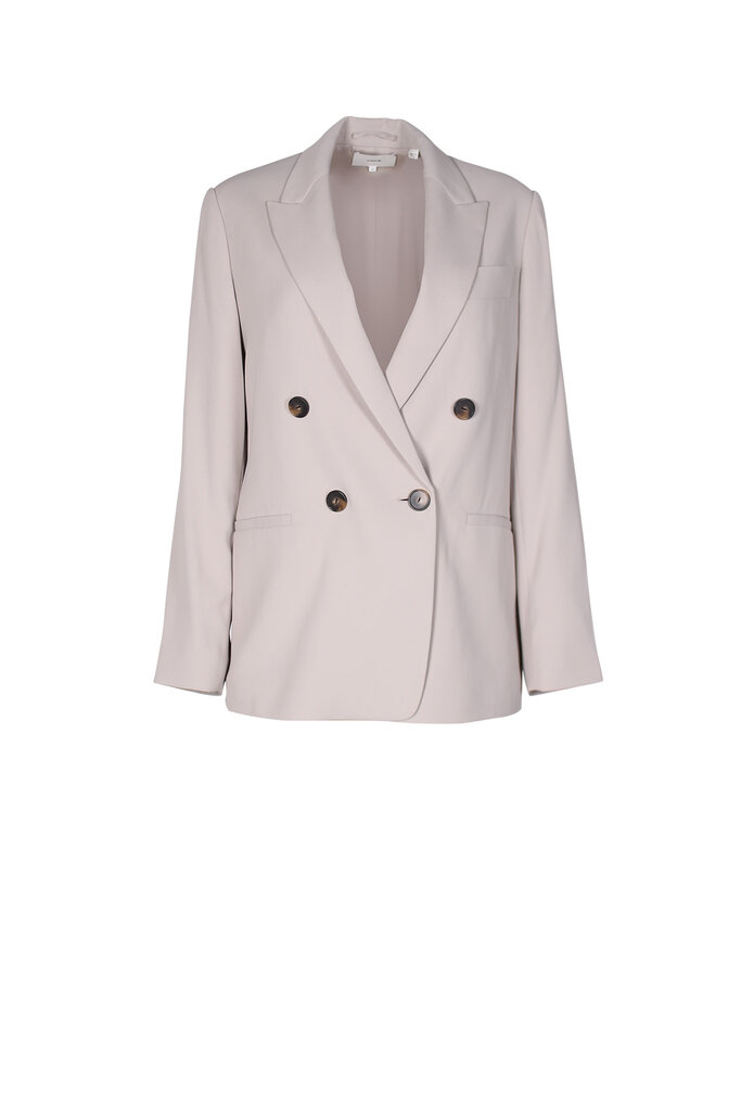 Vince. Crepe Double-Breasted Blazer