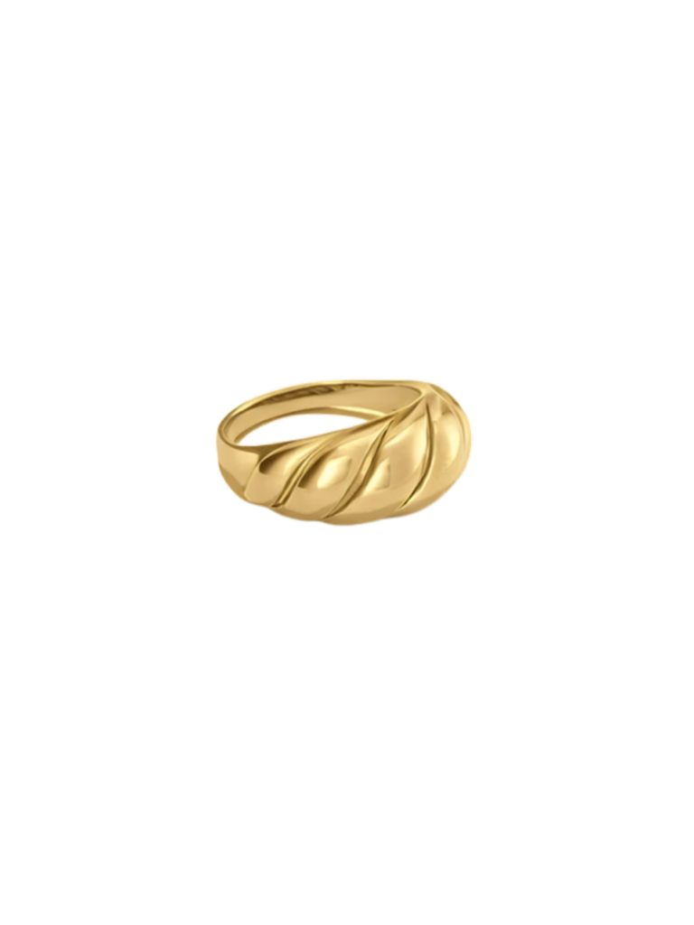Cerulean Veronica Ring in Gold