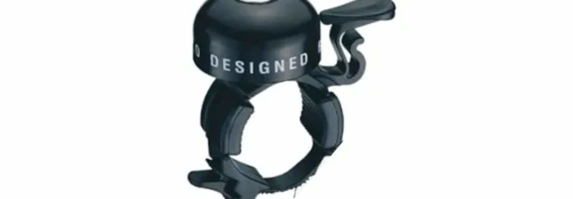 Alloy Black Bell With Plastic Strap Mount