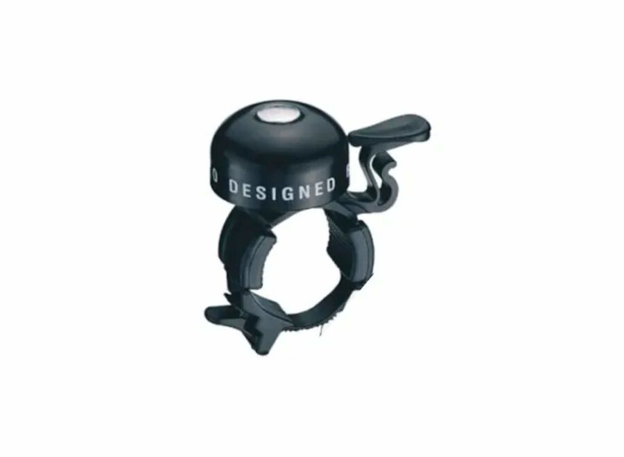 Alloy Black Bell With Plastic Strap Mount