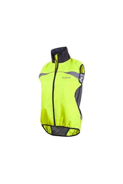Gilet- Proviz High Visibility Yellow Wind Vest Womens Fit Size 12 Pv251