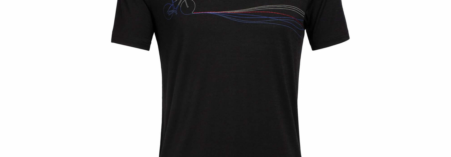 Men's Merino Tech Lite Short Sleeve Crewe T-Shirt Cadence Paths