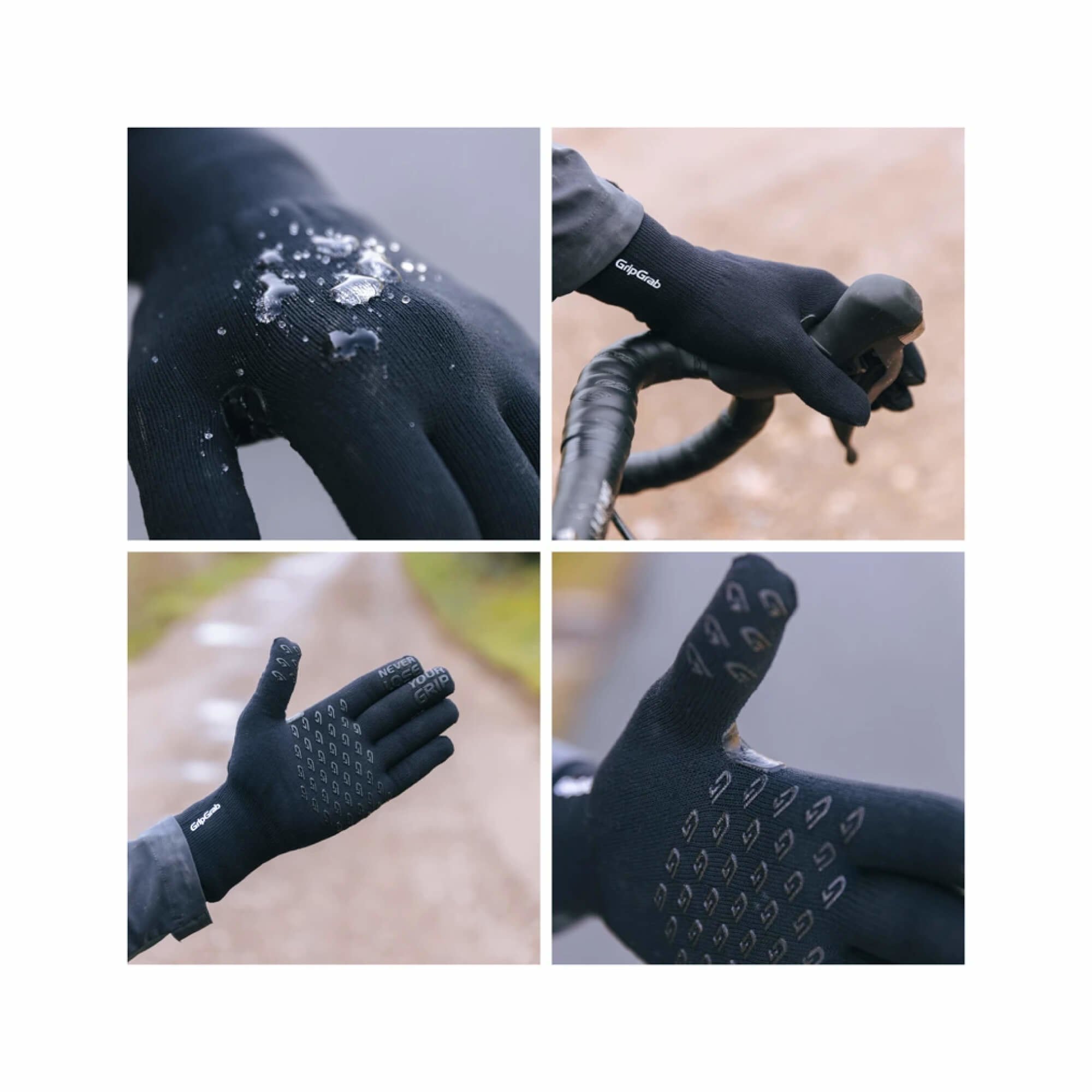 GripGrab Waterproof Knitted Thermal Gloves, bikeNOW