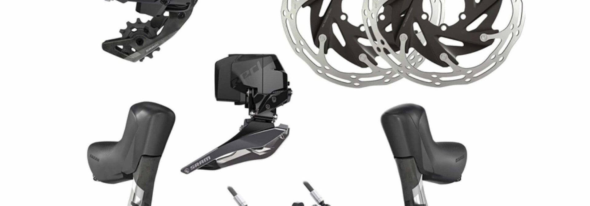RED eTap AXS Upgrade Kit 2x Hydraulic 6 Bolt Disc Brake Flat Mount