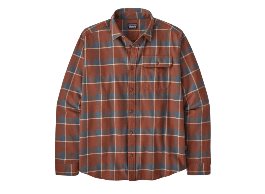 Men's Long-Sleeved Cotton in Conversion Lightweight Fjord Flannel Shirt | Small