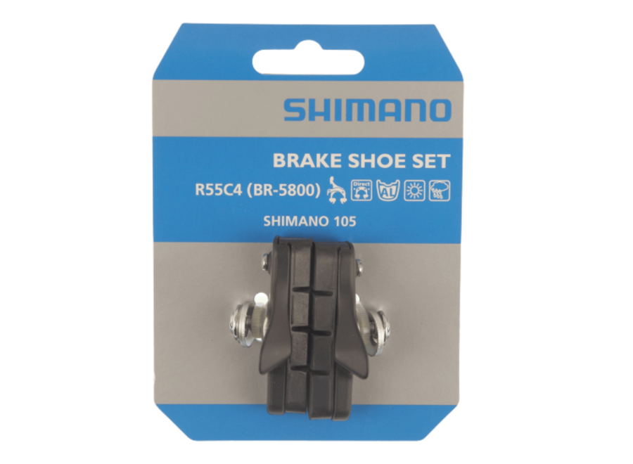 BR-5800 Brake Shoe Set R55C4 Cartridge Black 1 Pair