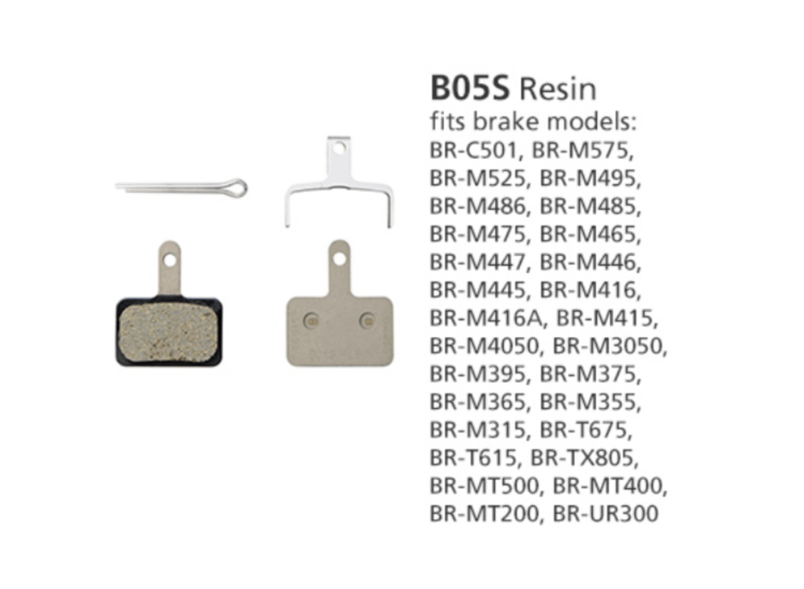 BR-MT400 Disc Brake Pads B05S Resin