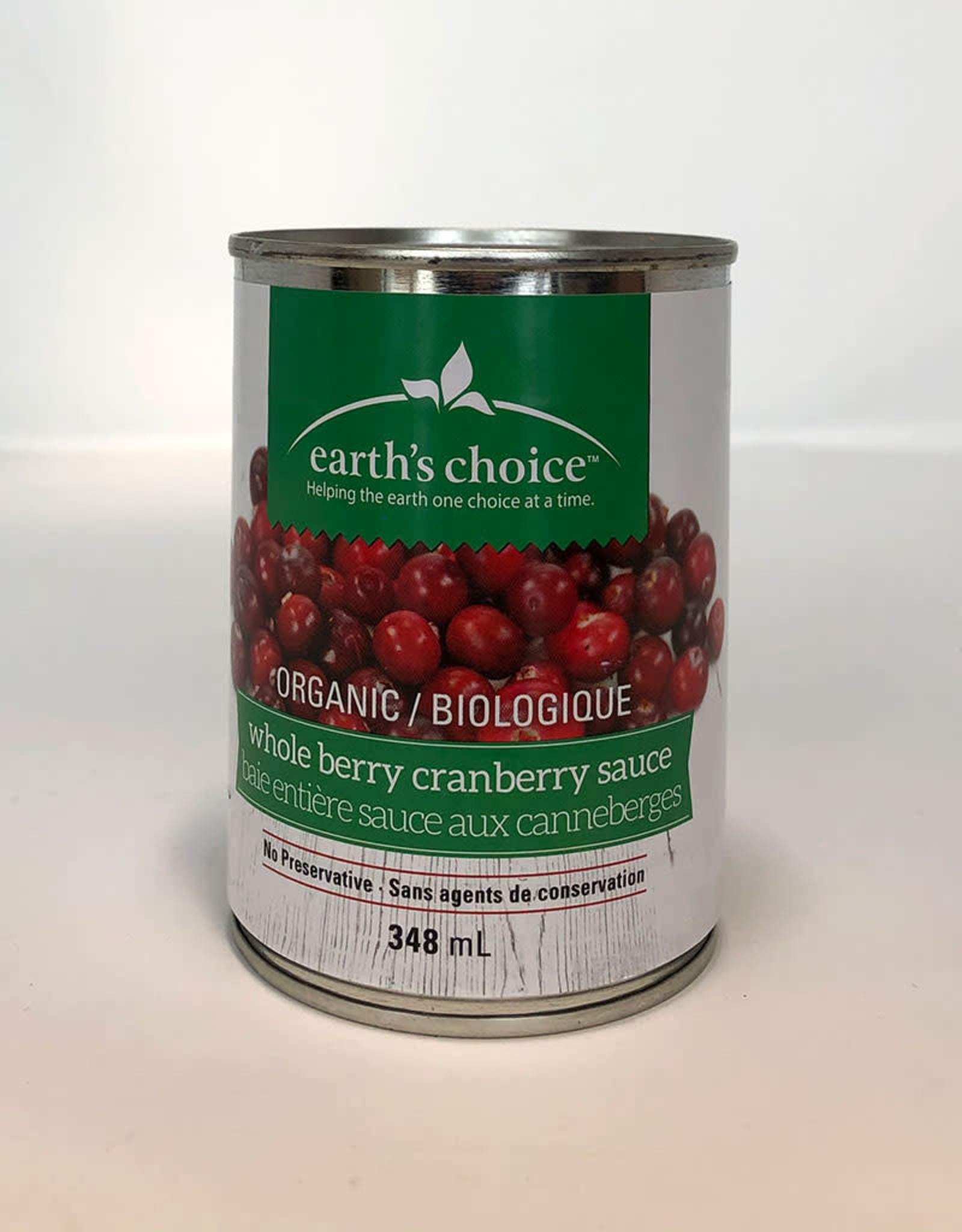 Earth's Choice Earths Choice - Organic Cranberry Sauce, Whole Berry (348ml)