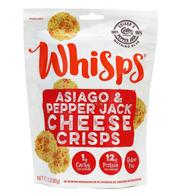 Cello Whisps Cello - Whisps Cheese Crisps, Asiago & Pepper Jack