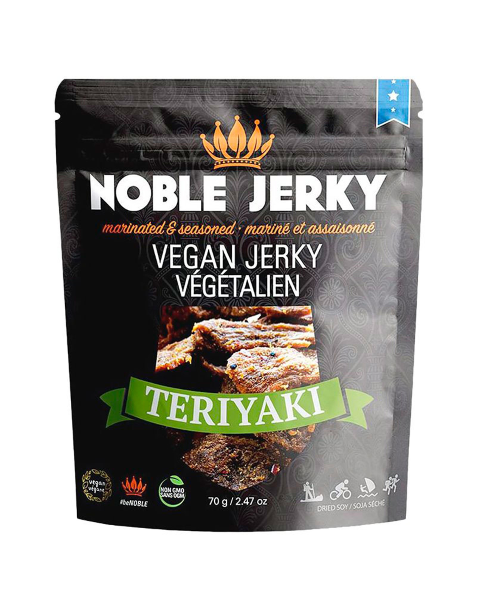 Noble Jerky Noble Jerky - Vegan Jerky, Teriyaki (70g)