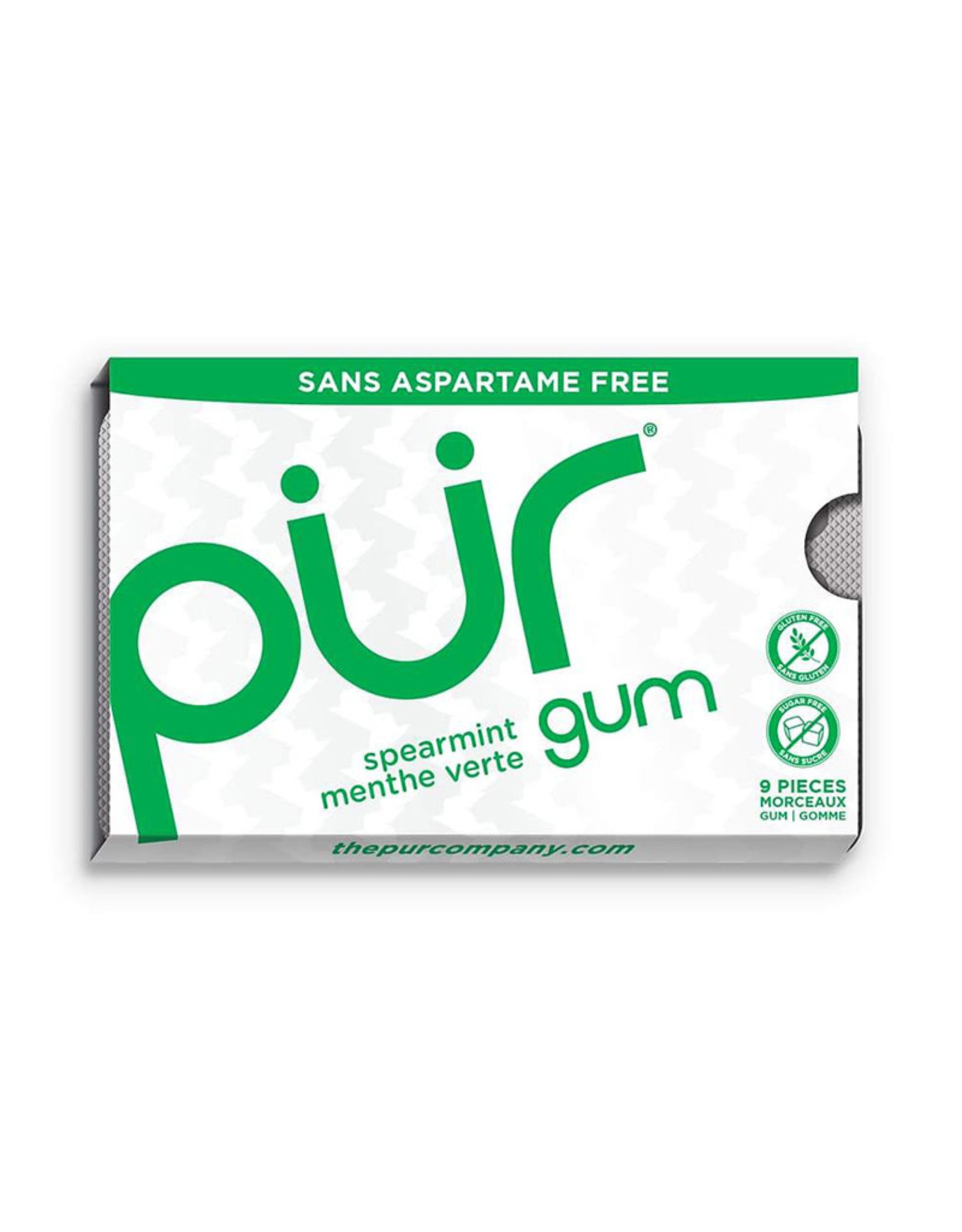 PUR PUR - Gum, Spearmint (9pc)