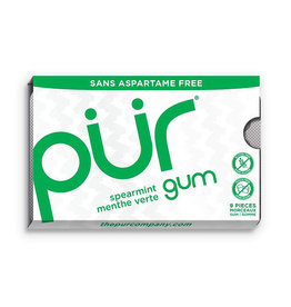 PUR PUR - Gum, Spearmint (9pc)