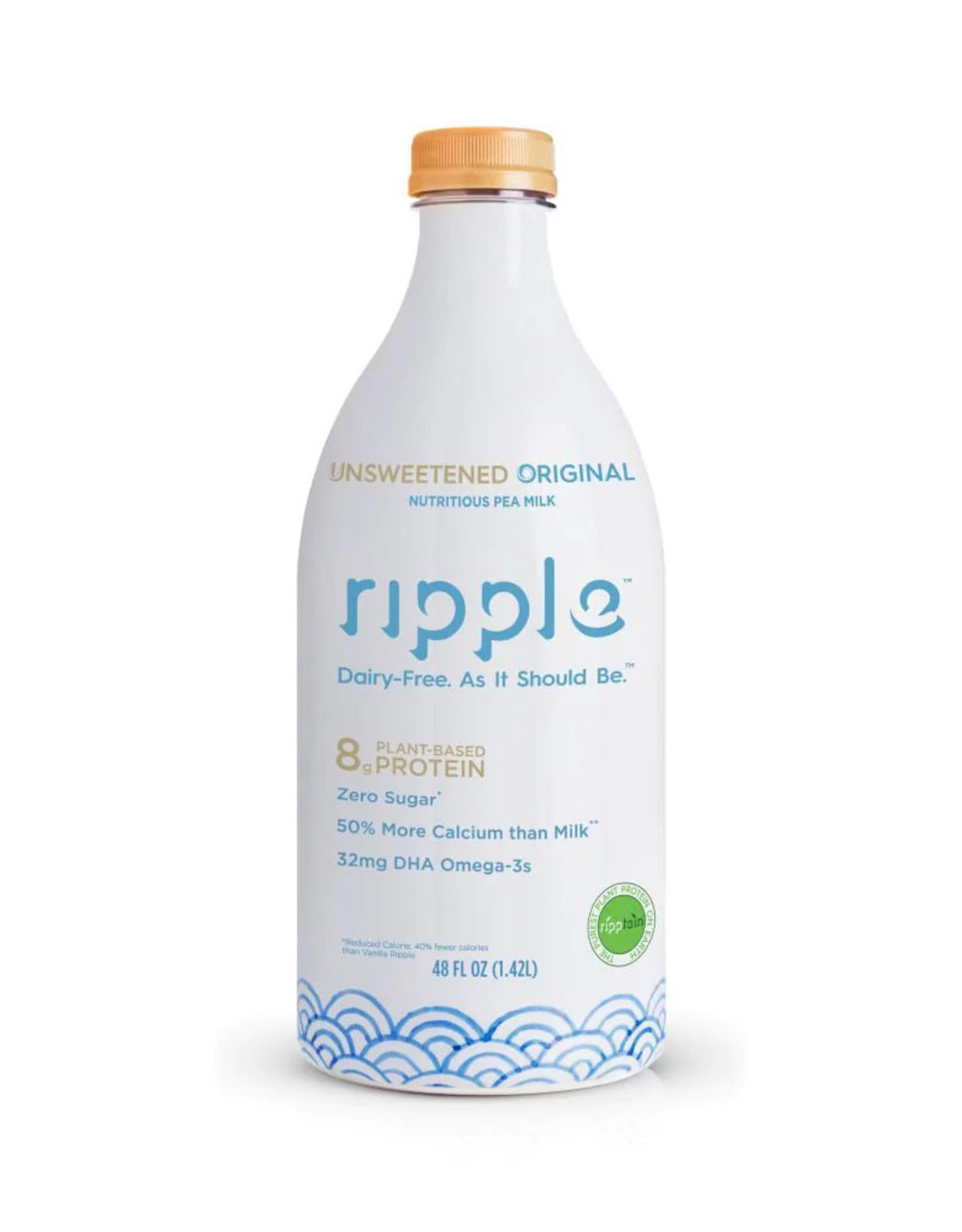 Ripple Vegan Milk Ripple - Vegan Milk, Original Unsweetened (1.42L)