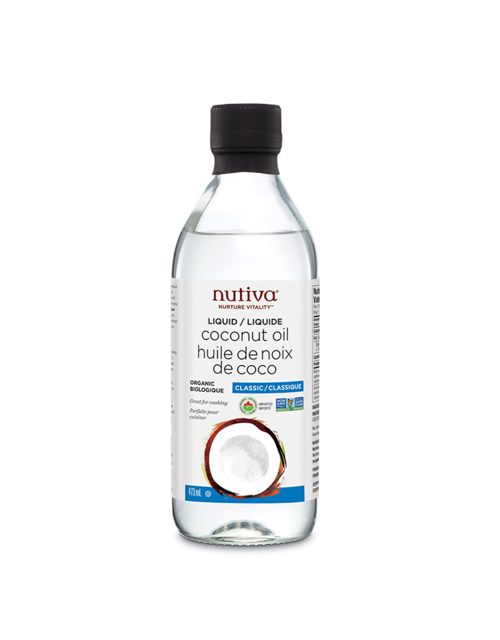 Nutiva Nutiva - Liquid Coconut Oil, Classic (473ml)