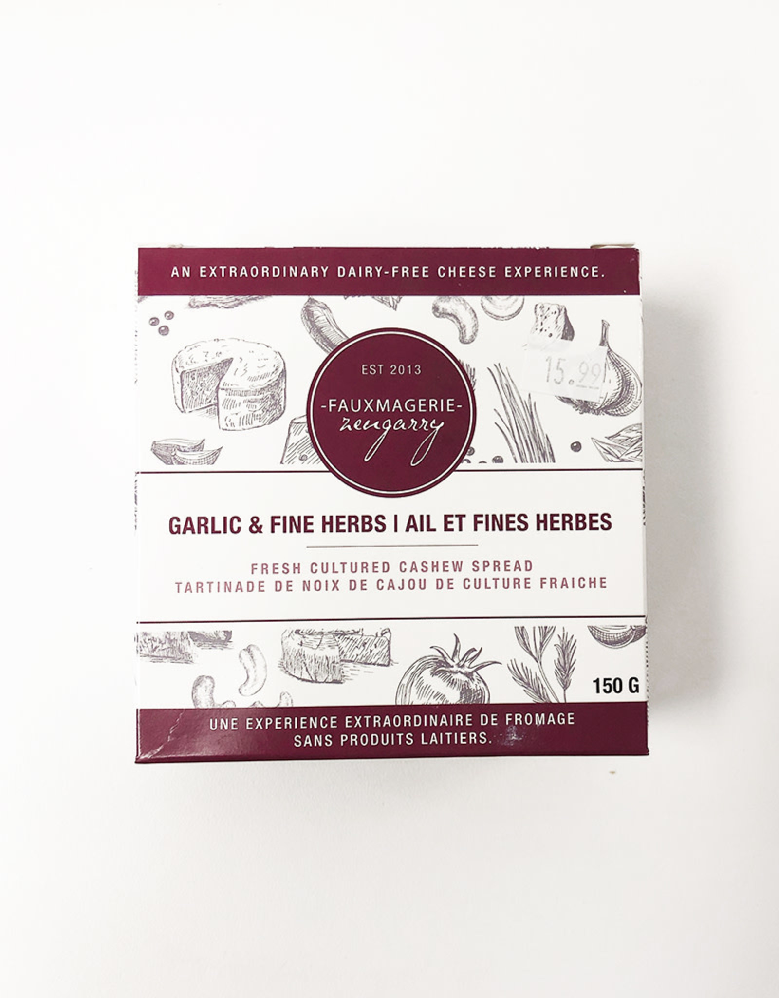 Fauxmagerie Zengarry Fauxmagerie Zengarry - Cheese, Garlic & Fine Herbs (150g)