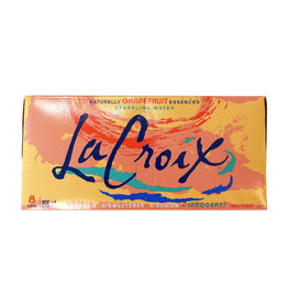 La Croix La Croix - Sparkling Water, Grapefruit (8 Pack)