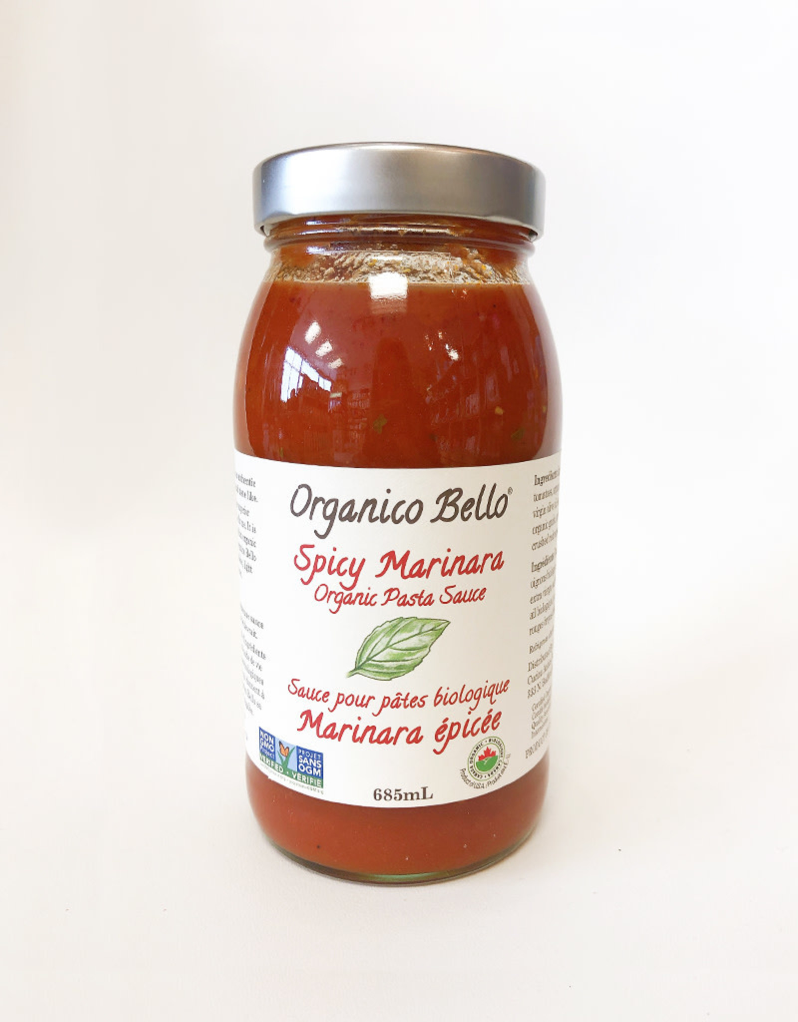 Organico Bello Organico Bello - Pasta Sauce, Spicy Marinara