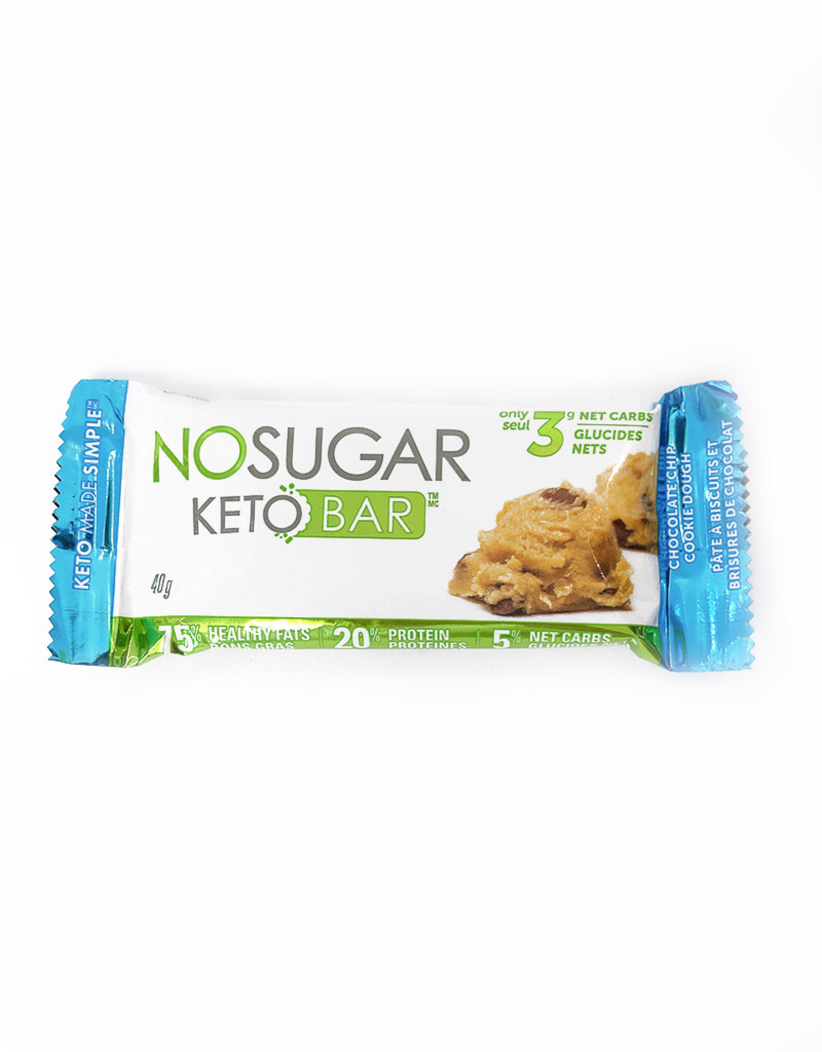 Vegan Pure Vegan Pure - Keto Bar, Chocolate Chip Cookie Dough (40g)