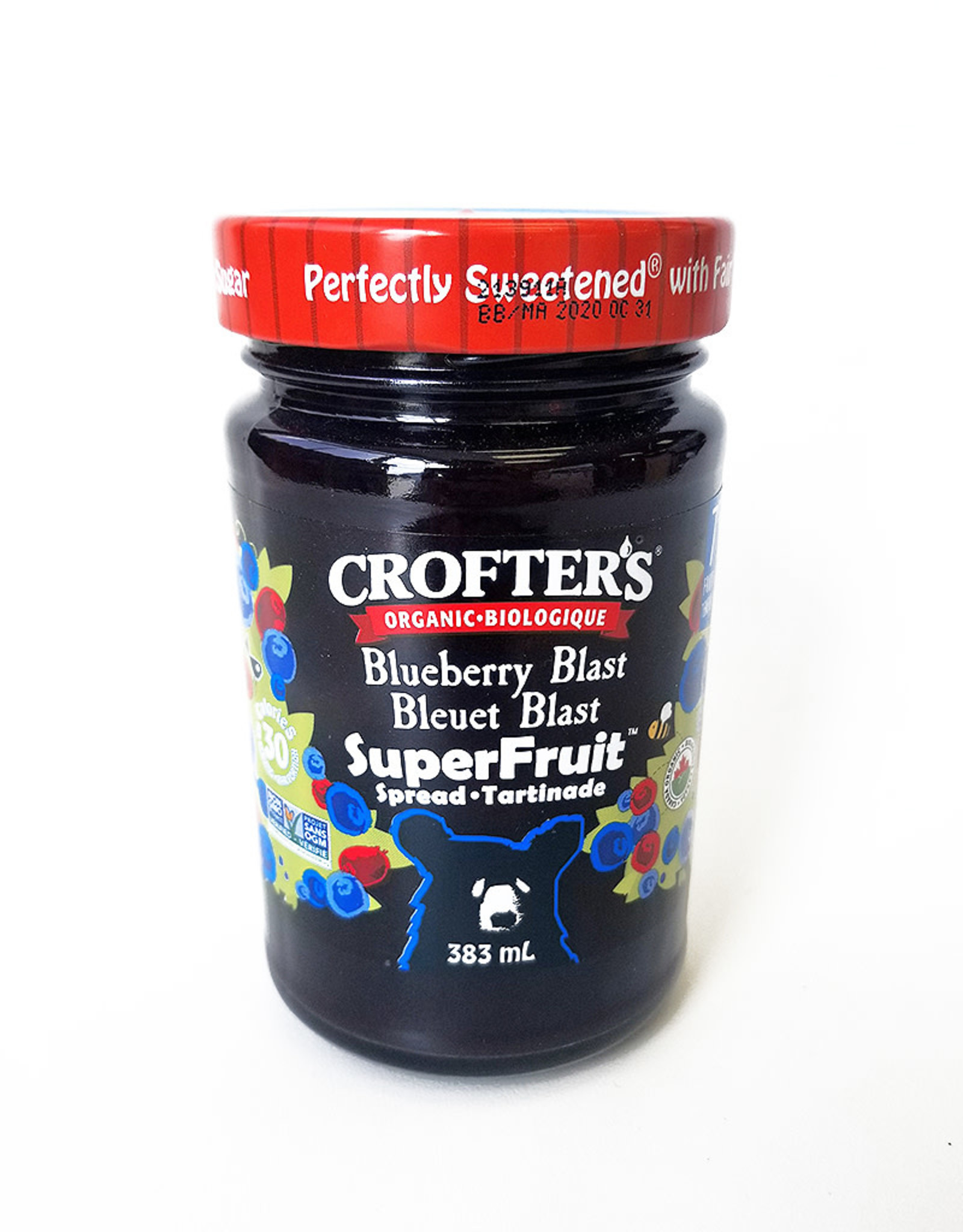 Crofter's Organic Crofters Organic - Fruit Spread, Blueberry Blast (383ml)