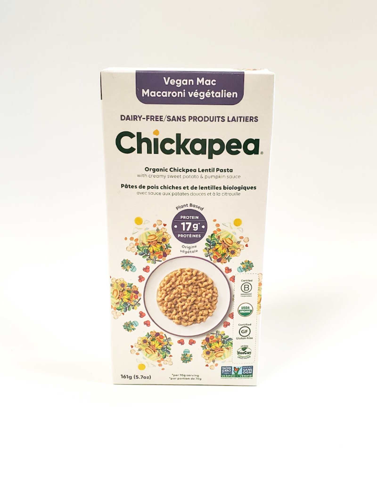 Chickapea Pasta Chickapea - Chickpea Lentil Pasta, Vegan Mac & Cheese (161g)