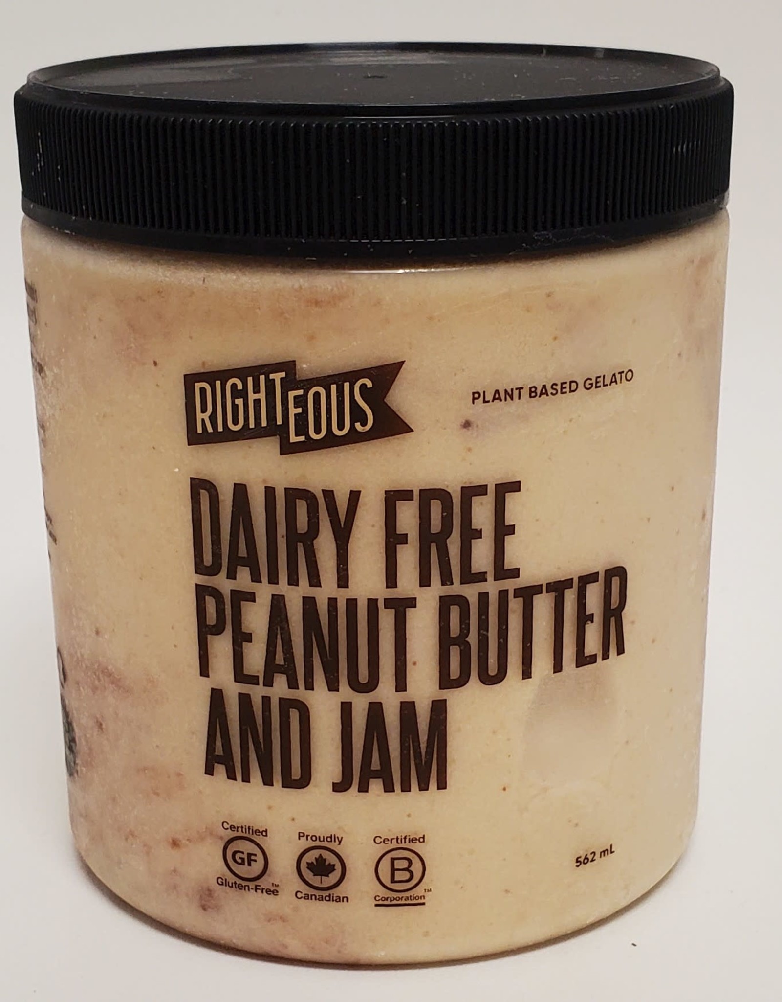 Righteous Righteous - Gelato, Peanut Butter and Jam (562ml)