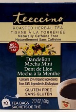 Teeccino Teeccino - Herbal Tea, Dandelion Mocha Mint (10 Bags)