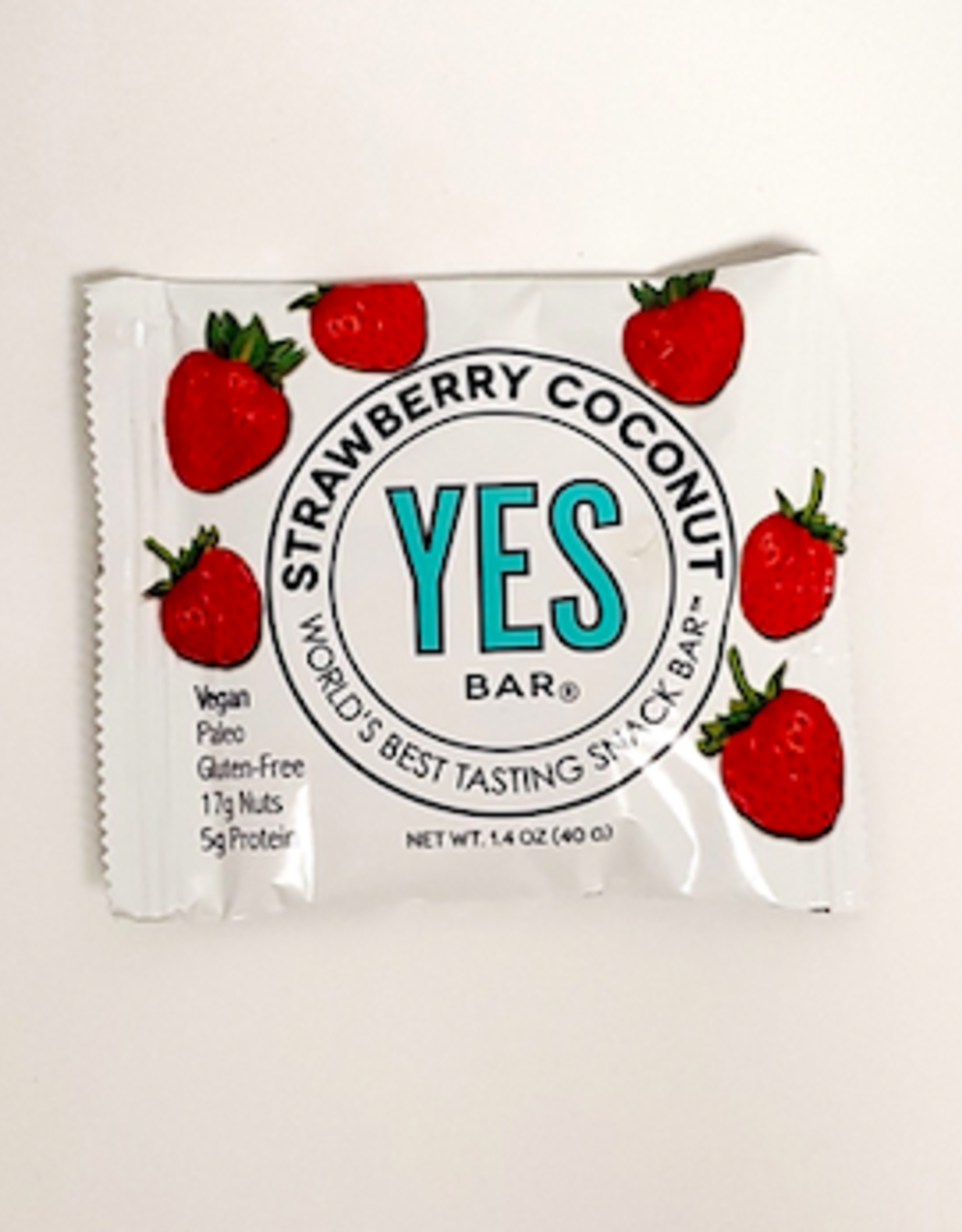 YES BAR YES BAR- Cookie, Strawberry Coconut (40g)