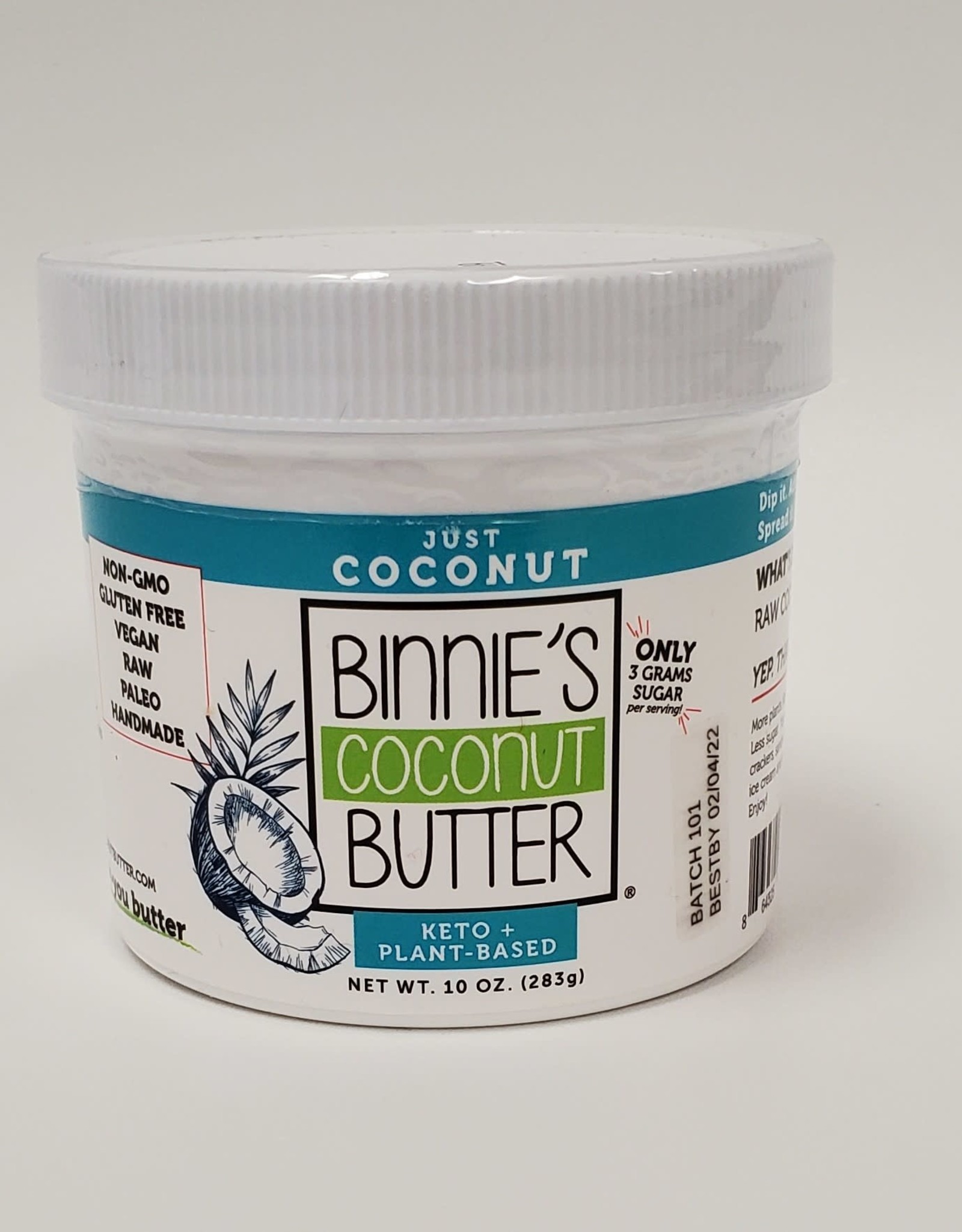 Binnie's Binnie's Coconut Butter - Just Coconut (283g)