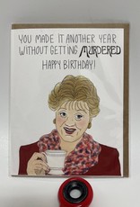 Debbie Draws Funny Cards - Murder She Wrote BDay