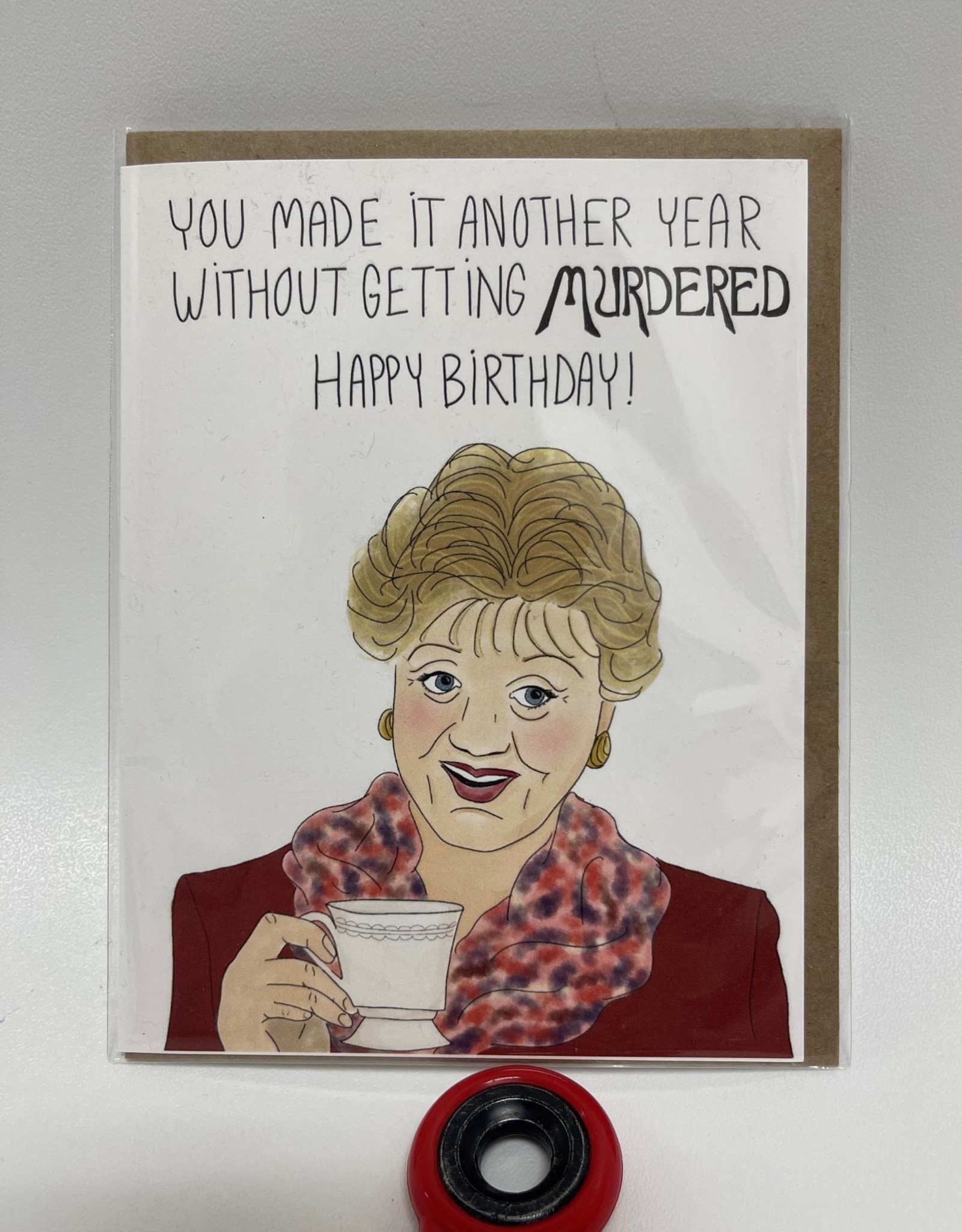 Debbie Draws Funny Cards - Murder She Wrote BDay