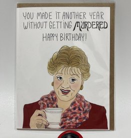 Debbie Draws Funny Cards - Murder She Wrote BDay
