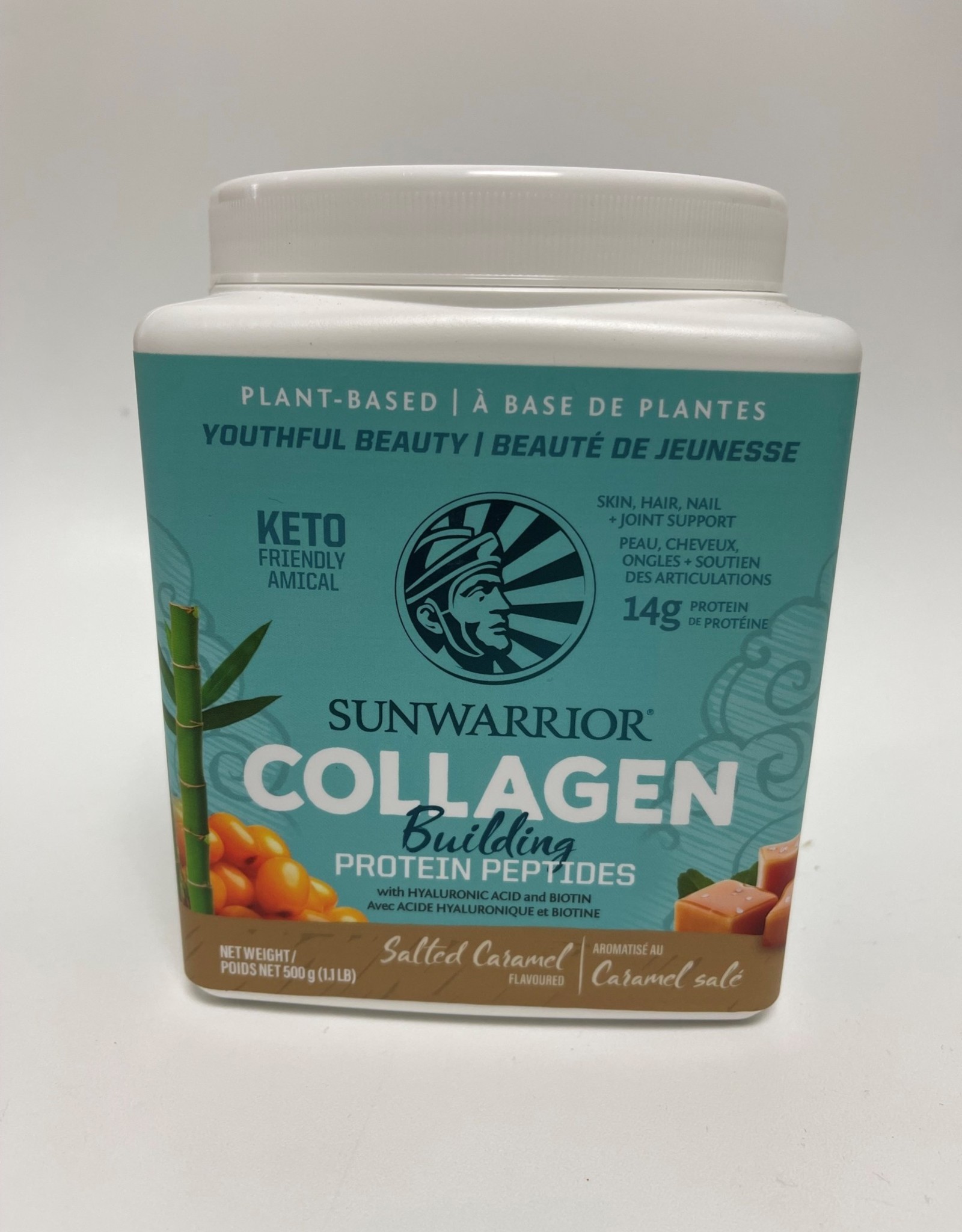 SunWarrior Sunwarrior - Collagen Building Protein Peptides, Tahitian Salted Caramel (500g)