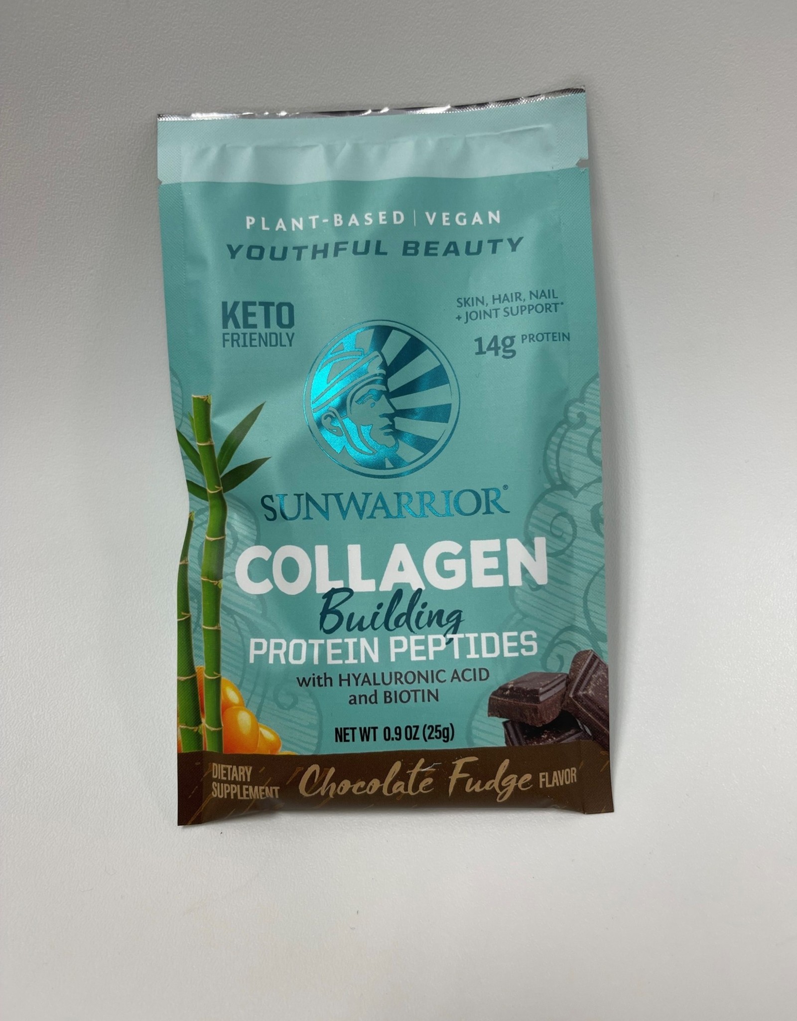 SunWarrior Sunwarrior - Collagen Building Peptides, Chocolate Fudge (25g)